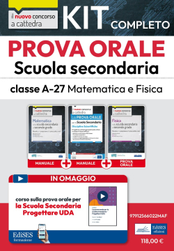 Kit prova orale Matematica e Fisica nella scuola secondaria di II grado