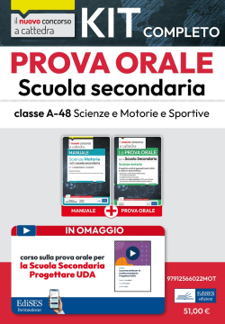 Kit prova orale Scienze Motorie nella Scuola secondaria