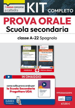 Kit prova orale Spagnolo nella scuola secondaria