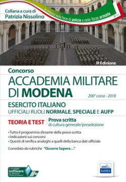 Concorso Accademia Militare di Modena - Ufficiali Esercito Italiano