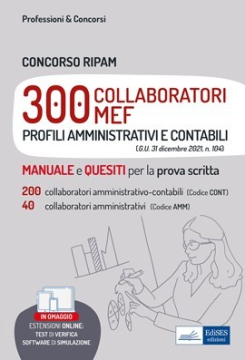 [EBOOK] Concorso RIPAM 300 Collaboratori MEF - Ministero Economia e Finanze 