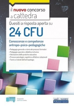 Concorso a cattedra - Quesiti a risposta aperta su 24 CFU