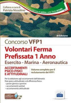 Concorso VFP1 - Accertamenti psico-fisici e attitudinali 