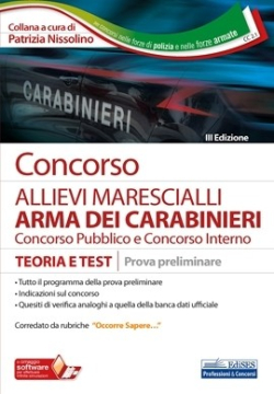 [EBOOK] Concorso Allievi Marescialli Arma dei Carabinieri - Prova preliminare