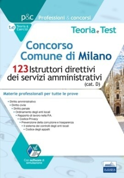 [EBOOK] Concorso Comune di Milano - 123 Istruttori direttivi dei servizi amministrativi