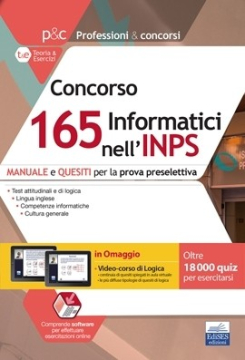 [EBOOK] Concorso 165 Informatici INPS: manuale e quesiti per la preselezione