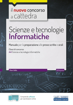 [EBOOK] Scienze e tecnologie Informatiche