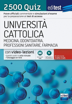 [EBOOK] 2500 Quiz Test Medicina, Professioni Sanitarie, Farmacia Cattolica
