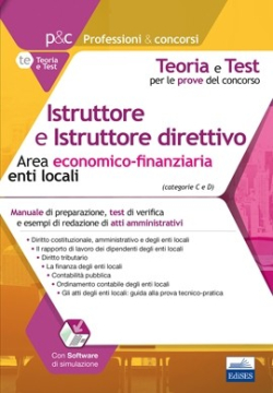 [EBOOK] Istruttore e Istruttore direttivo - Area economico-finanziaria degli enti locali
