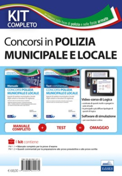 Kit Completo Concorsi Polizia municipale e locale Kit Completo Concorsi Polizia municipale e locale