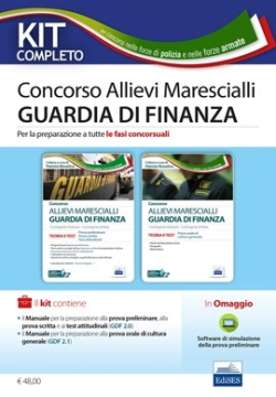 Kit Completo Concorso Allievi Marescialli Guardia di Finanza