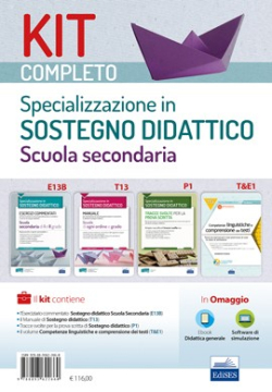 Kit Completo Specializzazione Sostegno didattico Scuola Secondaria