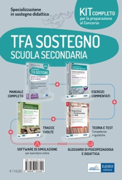 Kit completo Specializzazione Sostegno didattico Scuola Secondaria 2021