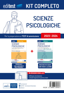 Test Scienze psicologiche: Kit completo - Anche per TOLC-PSI