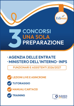 EdiPASS - Tre concorsi, una sola preparazione