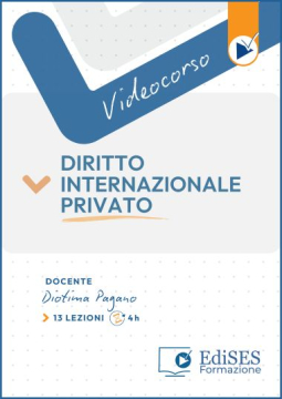 Videocorso online di Diritto Internazionale privato