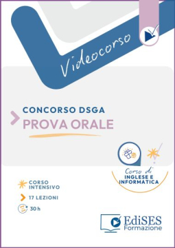 1435 DSGA - Videocorso intensivo on line per la prova orale 1435 DSGA - Videocorso intensivo on line per la prova orale