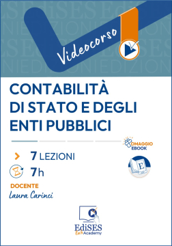 Videocorso online di Contabilità di Stato e degli Enti Pubblici + ebook OMAGGIO
