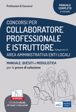 Collaboratore professionale e Istruttore - Area amministrativa degli enti locali