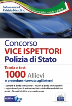 Concorso 1000 Vice Ispettori Polizia di Stato - Manuale