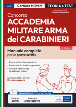 [EBOOK] Concorso Accademia Carabinieri - Teoria e test per le prove scritte