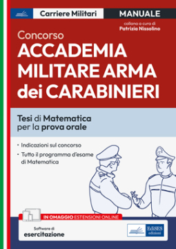 [EBOOK] Concorso Accademia Carabinieri - Tesi di Matematica per la prova orale