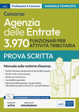 [EBOOK] Concorso 3970 Funzionari per attività tributaria Agenzia delle Entrate - Manuale per la prova scritta