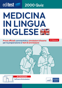 [EBOOK] Test Medicina Inglese: Raccolta di 2.000 Quiz