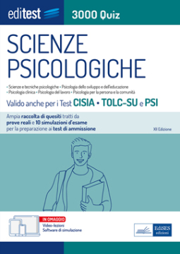 Test Scienze Psicologiche 2023: raccolta di 3.000 Quiz - Anche per TOLC-PSI