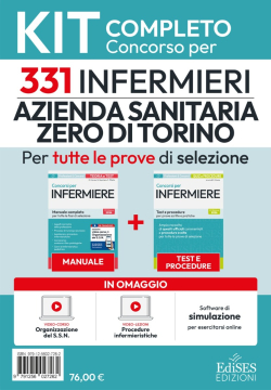 Kit Concorso 331 Infermieri Azienda Sanitaria Zero di Torino