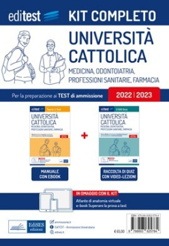 Test Cattolica: kit completo per Medicina, Professioni Sanitarie e Farmacia
