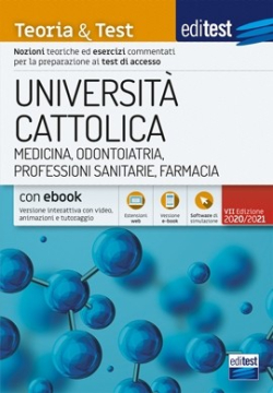 Manuale Test Medicina, Professioni Sanitarie, Farmacia Cattolica Manuale Test Medicina, Professioni Sanitarie, Farmacia Cattolica
