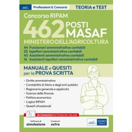 Manuale Concorso 462 Posti MASAF Ministero Dell'Agricoltura E Della ...