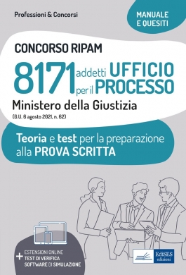 Manuale prova scritta concorso RIPAM 8171 addetti Ufficio per il processo