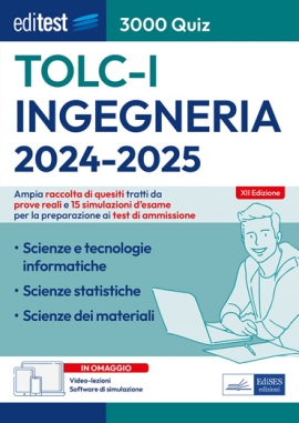 TOLC-I 2024: raccolta di 3.000 quiz per il test di Ingegneria