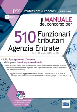 [EBOOK] Concorso 510 Funzionari amministrativo-tributari Agenzia delle Entrate - Manuale
