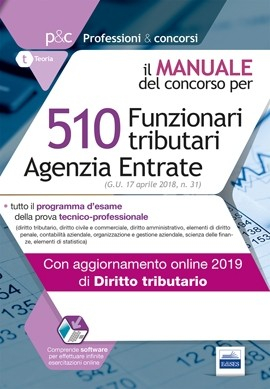 Concorso 510 Funzionari amministrativo-tributari Agenzia delle Entrate - Manuale