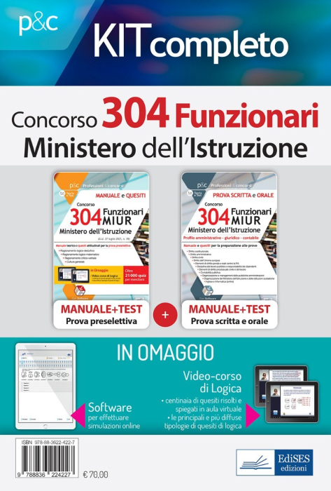 304 funzionari ministero dell'istruzione