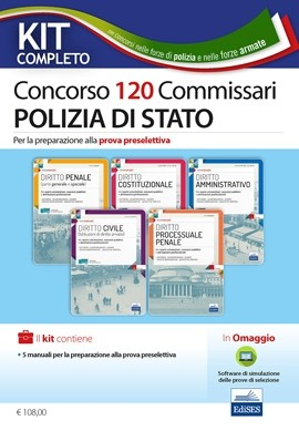Concorso 120 Commissari Polizia di Stato 2019