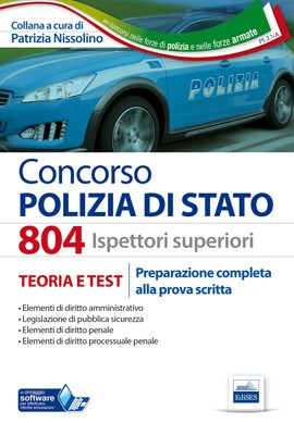 [EBOOK] Concorso 804 Ispettori superiori Polizia di Stato - Manuale