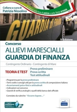 [EBOOK] Concorso Allievi Marescialli Guardia di Finanza - Prova preliminare, prova scritta, test attitudinali