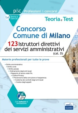 Concorso Comune di Milano - 123 Istruttori direttivi dei servizi amministrativi Concorso Comune di Milano - 123 Istruttori direttivi dei servizi amministrativi