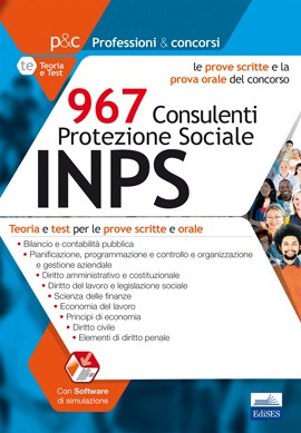 [EBOOK] Concorso INPS 967 Consulenti Protezione Sociale - Per le due prove scritte e la prova orale
