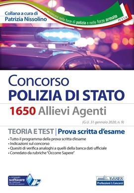 Concorso Polizia di Stato - 1650 Allievi Agenti - Manuale
