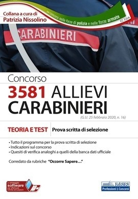 [EBOOK] Concorso 3581 Allievi Carabinieri