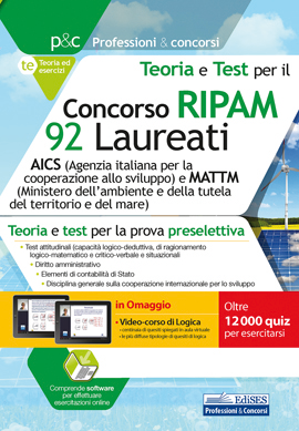[EBOOK] Concorso RIPAM 92 Laureati AICS e Ministero Ambiente - Teoria e test per la preselezione