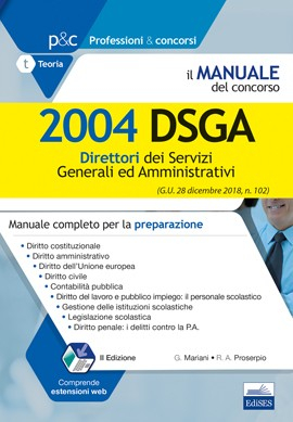 [EBOOK] Il Manuale del concorso per Direttori dei Servizi Generali ed Amministrativi (DSGA)