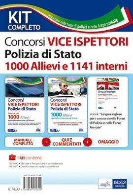 Kit completo Concorsi Vice Ispettori Polizia di Stato