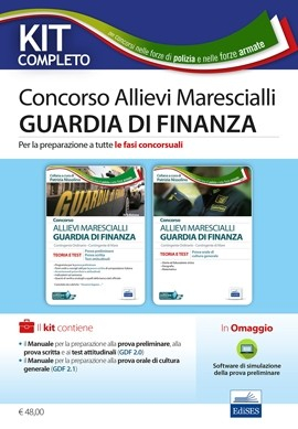 Kit Completo Concorso Allievi Marescialli Guardia di Finanza