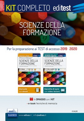 Kit completo per i test di accesso in Scienze della formazione Kit completo per i test di accesso in Scienze della formazione